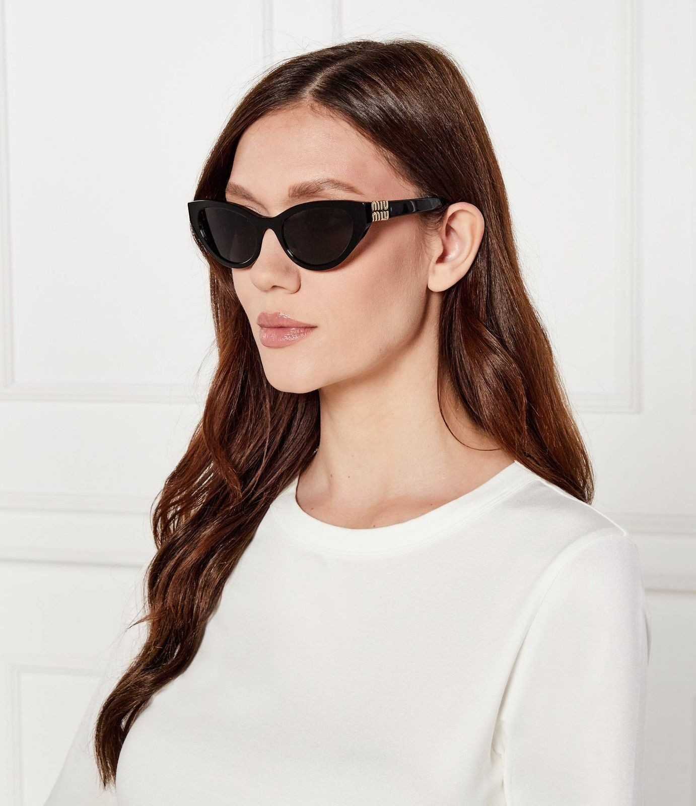Miu Miu MU A04S cat eye sunglasses in acetate