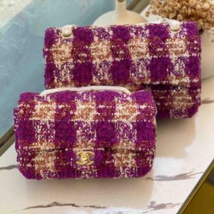 Chanel Tweed Flap Bag Recent Collection