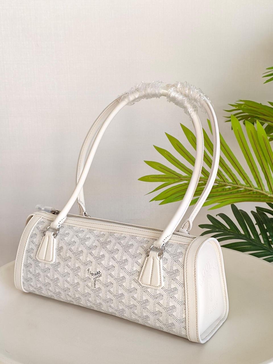 GOYARD Bag Bonbonniere White