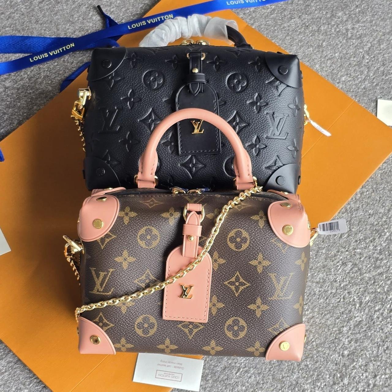 Monogram Canvas Petite Malle Souple Bag