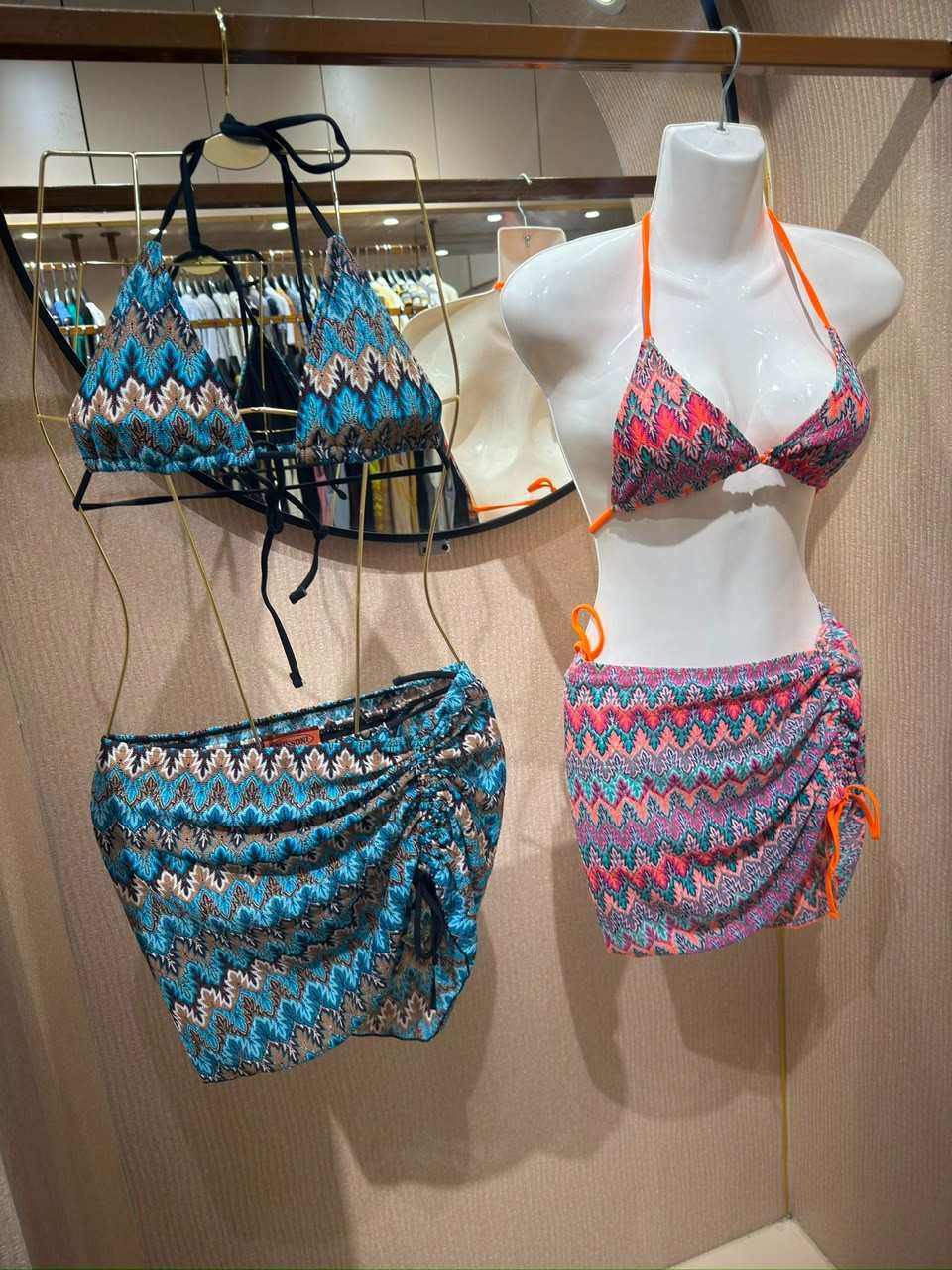 Missoni Black Zigzag Knit Bikini Set