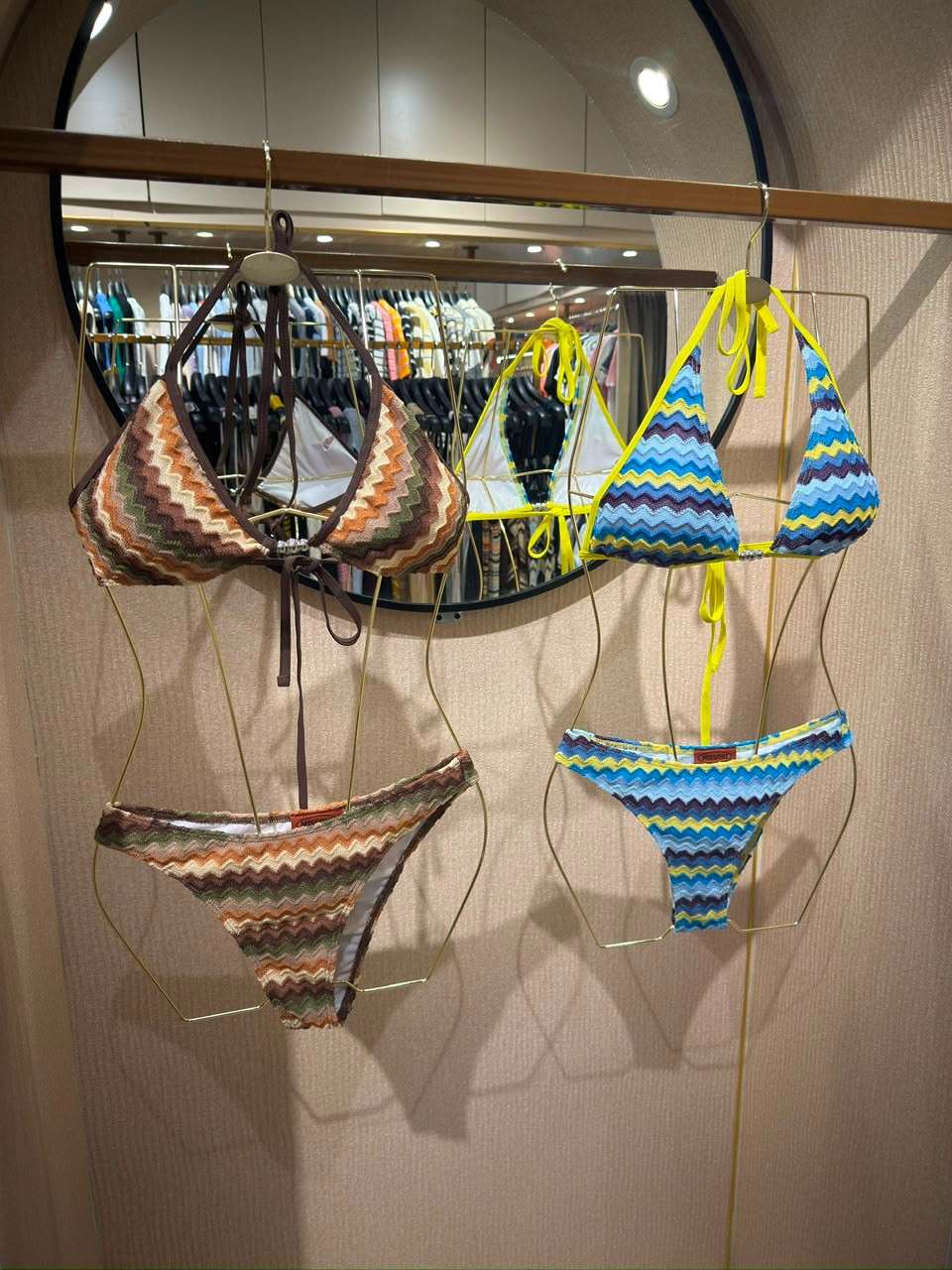 Missoni Black Zigzag Knit Bikini Set
