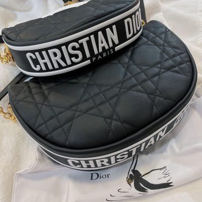 Christian dior hobo vibe bag black