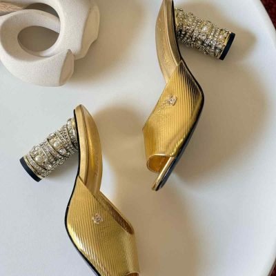 Chanel Pearl Embellished Heels