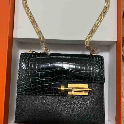 hermes verrou alligator bag black hermes verrou alligator bag black