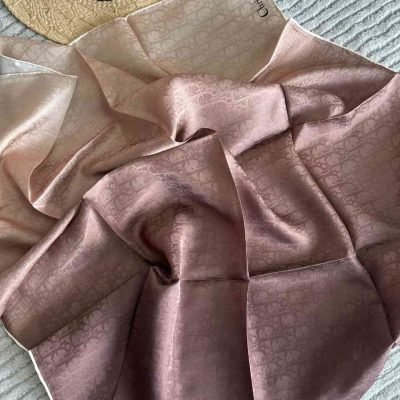 Dior Oblique Pattern Silky Scarf