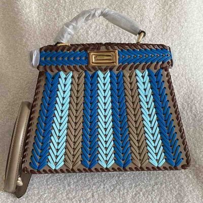 fendi peekaboo iseeu multicolour blue