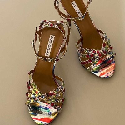 aquazzura tequila multicolour sandal 105​