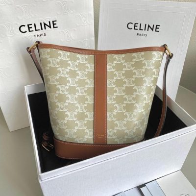 copy celine cuir triomphe bucket