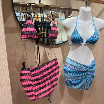 Missoni Black Zigzag Knit Bikini Set