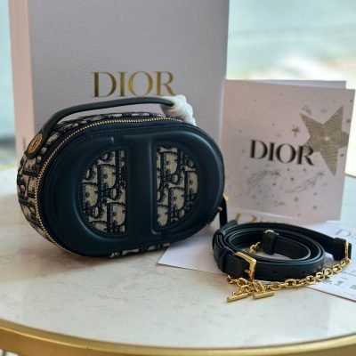 CD signature montaigne oval camera bag