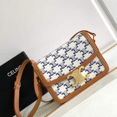 celine teen triomphe canvas bag in print