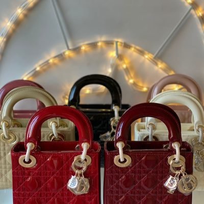 Mini lady dior iridescent bag replica