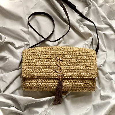 ysl kate 99 tassel in raffia