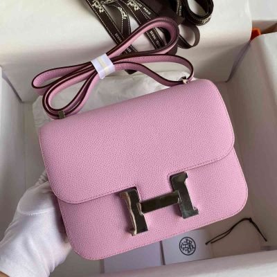 Hermes Constance 18 Pink Mauve Sylvestre