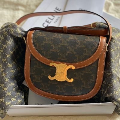 celine mini besace triomphe canvas