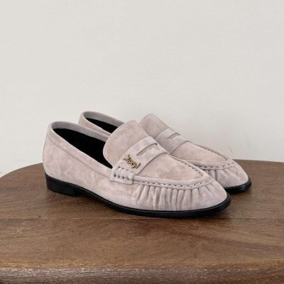 Saint Laurent Le Loafer penny loafers beige colour