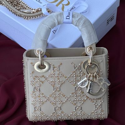 Dior Embellished Gold Lambskin Dior Embellished Gold Lambskin