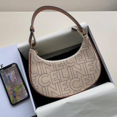 replica celine ava all over pint bag tan