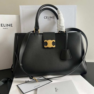 replica celine medium appoline bag black