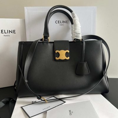 replica celine medium appoline bag black