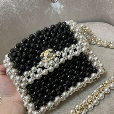 Chanel Hand-woven Pearls mini Bags Chanel Hand-woven Pearls mini Bags