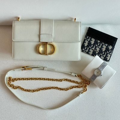 Dior 30 east west bag white replica