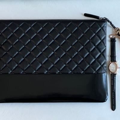 Chanel gabrielle bag black