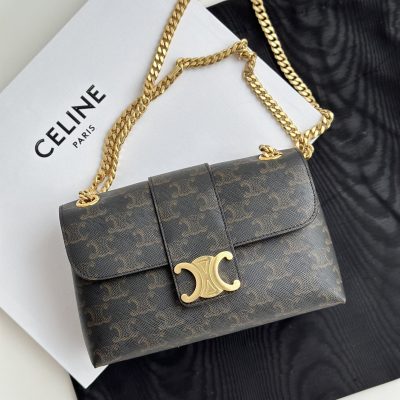 replica celine victoire bag black