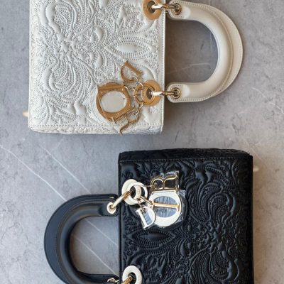 Lady dior latte quilted effect bag Lady dior latte quilted effect bag