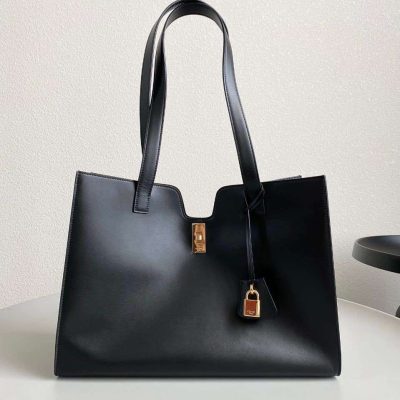 replica celine cabas 16 in smooth bag black