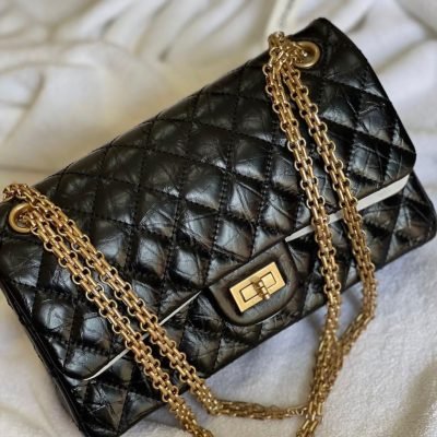 Chanel 2.55 reissue flap black