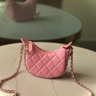 chanel hobo bag pink