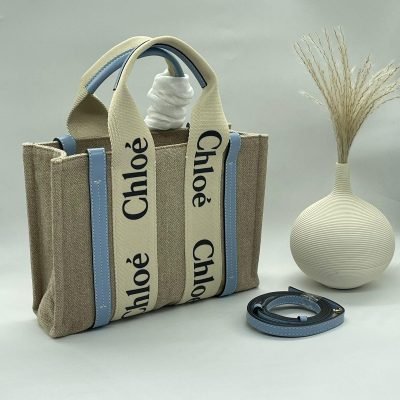 chloe mini tote bag blue