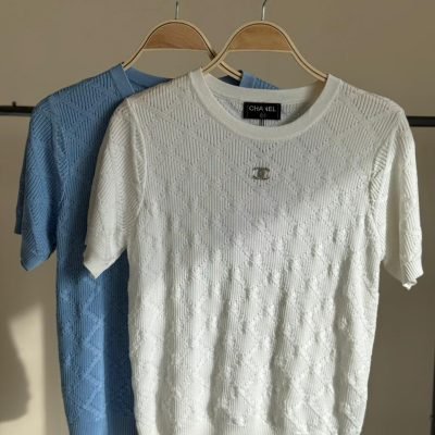 Chanel Sweater Textured Diamond knit