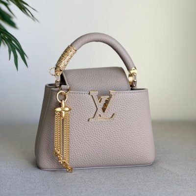 Capucines Mini Handbag Grey