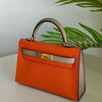 Hermes Mini Kelly Sellier 20 Brown