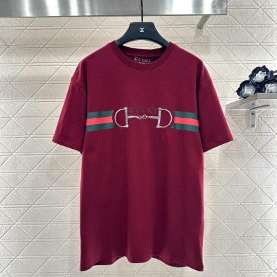 Gucci T-shirt Cotton Jersey With Print Red