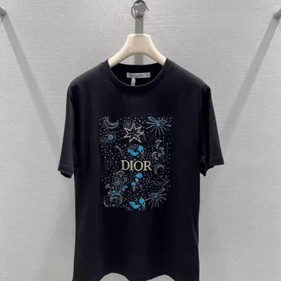 Dior T-shirt Graphic Print Black