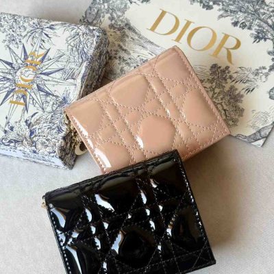 Christian dior lady dior mini wallet