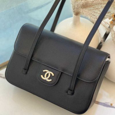 Chanel 26p preppy coco bag black