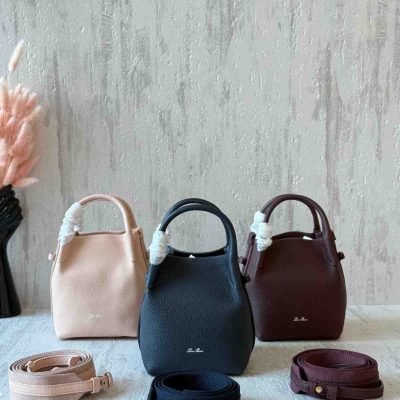 loro piana micro bale bucket bag
